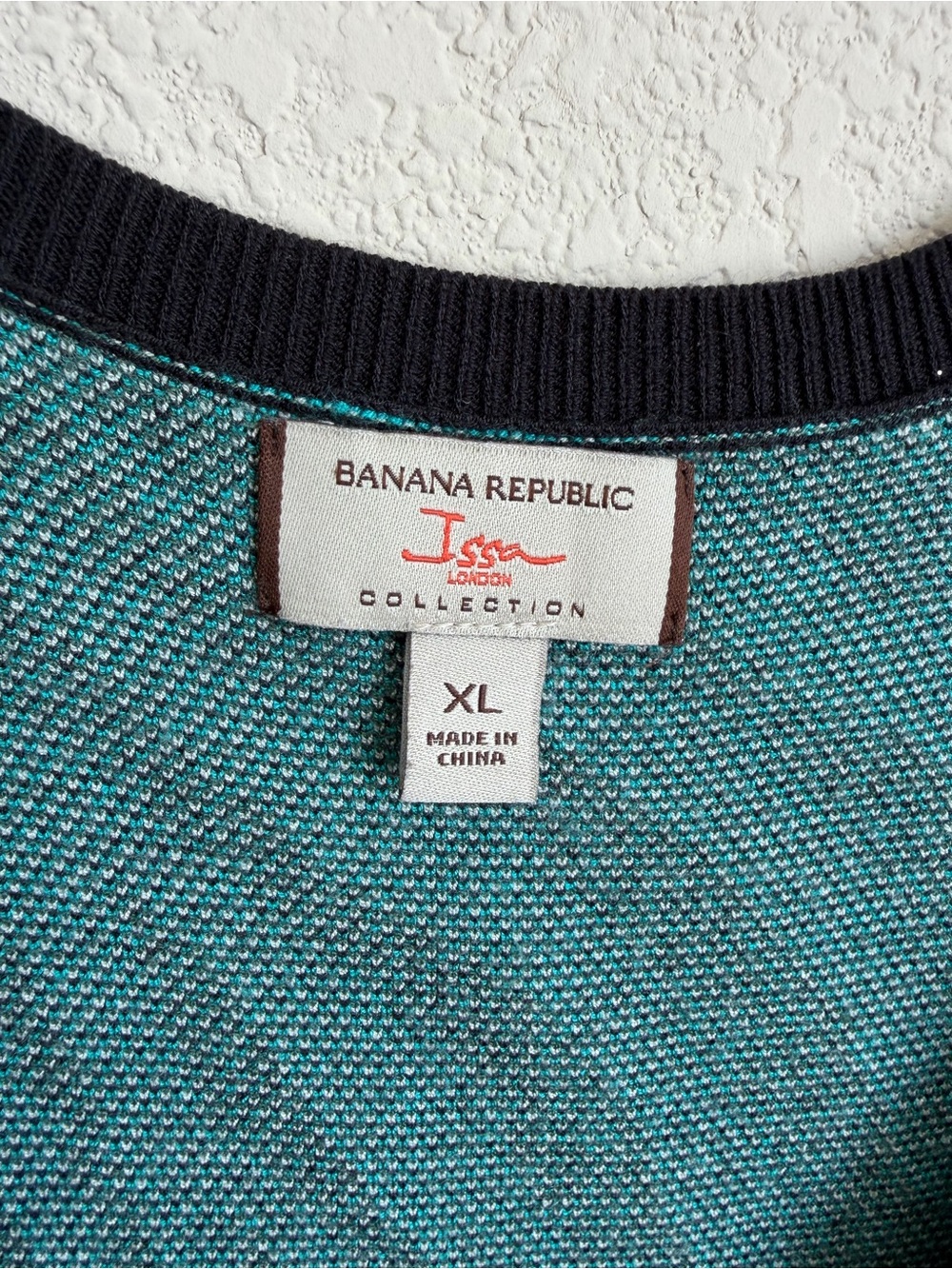 Banana Republic Issa London Collection Zebra Viscose Knit Tank Dress XL Teal - Picture 3 of 14